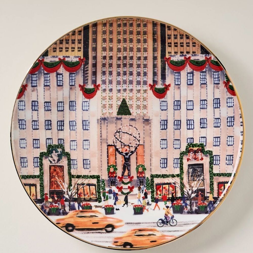 ❤️ New York City, London, Paris, D.C. Dessert Plates - NWT - Picture 3 of 6